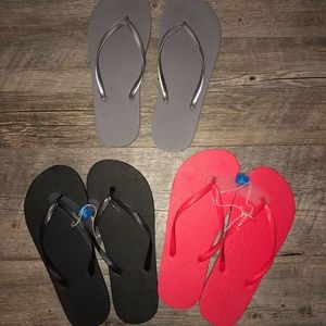 Flip flops-set of 3